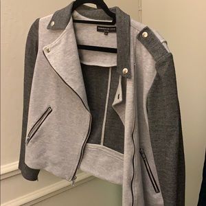 🏍Moto jacket style sweatshirt